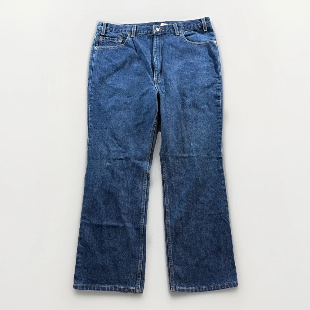 Vintage Levi's 517 Jeans Men's 40x30 (Fits 38x30) Blue Boot Cut 90s Made In USA